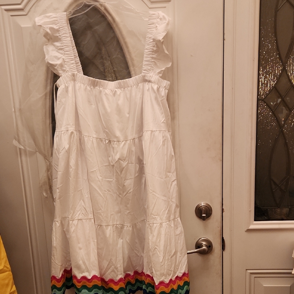 Crown & Ivy White Xl Dress Nwt